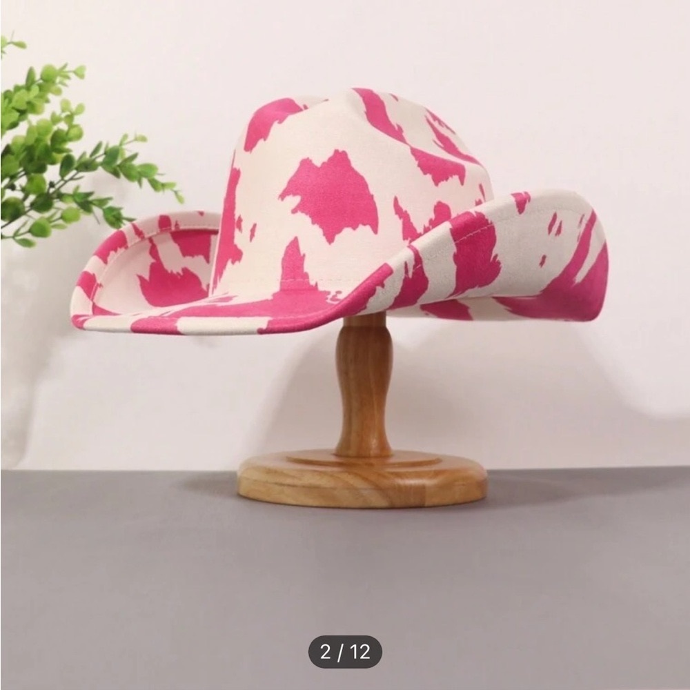 Cow Print Cowboy Hat